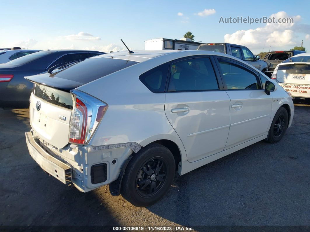 2014 Toyota Prius Two White vin: JTDKN3DU9E0389298