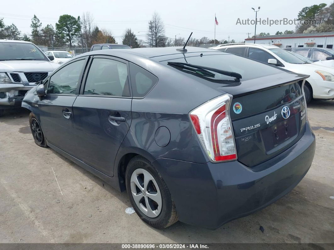 2014 Toyota Prius Three Gray vin: JTDKN3DU9E1778629