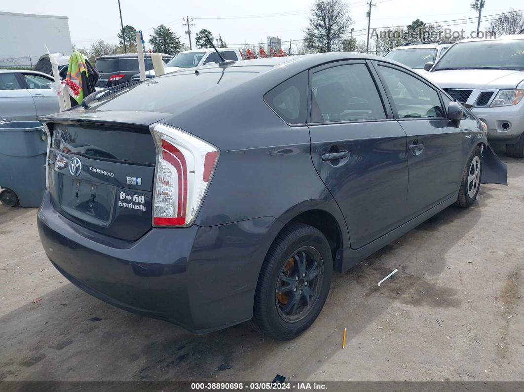 2014 Toyota Prius Three Gray vin: JTDKN3DU9E1778629