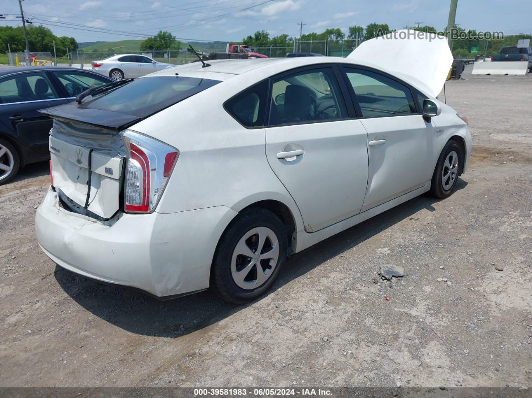 2014 Toyota Prius Two White vin: JTDKN3DU9E1823181