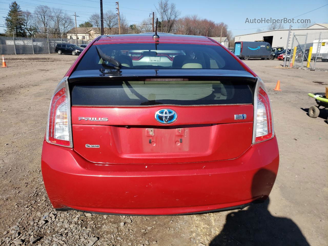 2015 Toyota Prius  Red vin: JTDKN3DU9F0423953