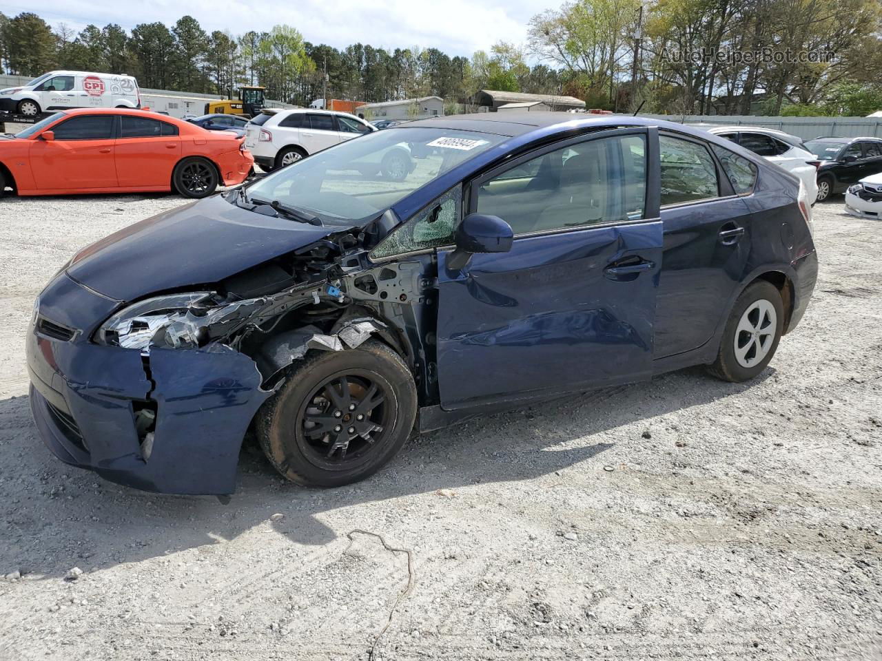 2015 Toyota Prius  Blue vin: JTDKN3DU9F1996894