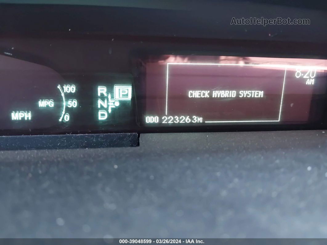 2011 Toyota Prius Three Серебряный vin: JTDKN3DUXB0265536