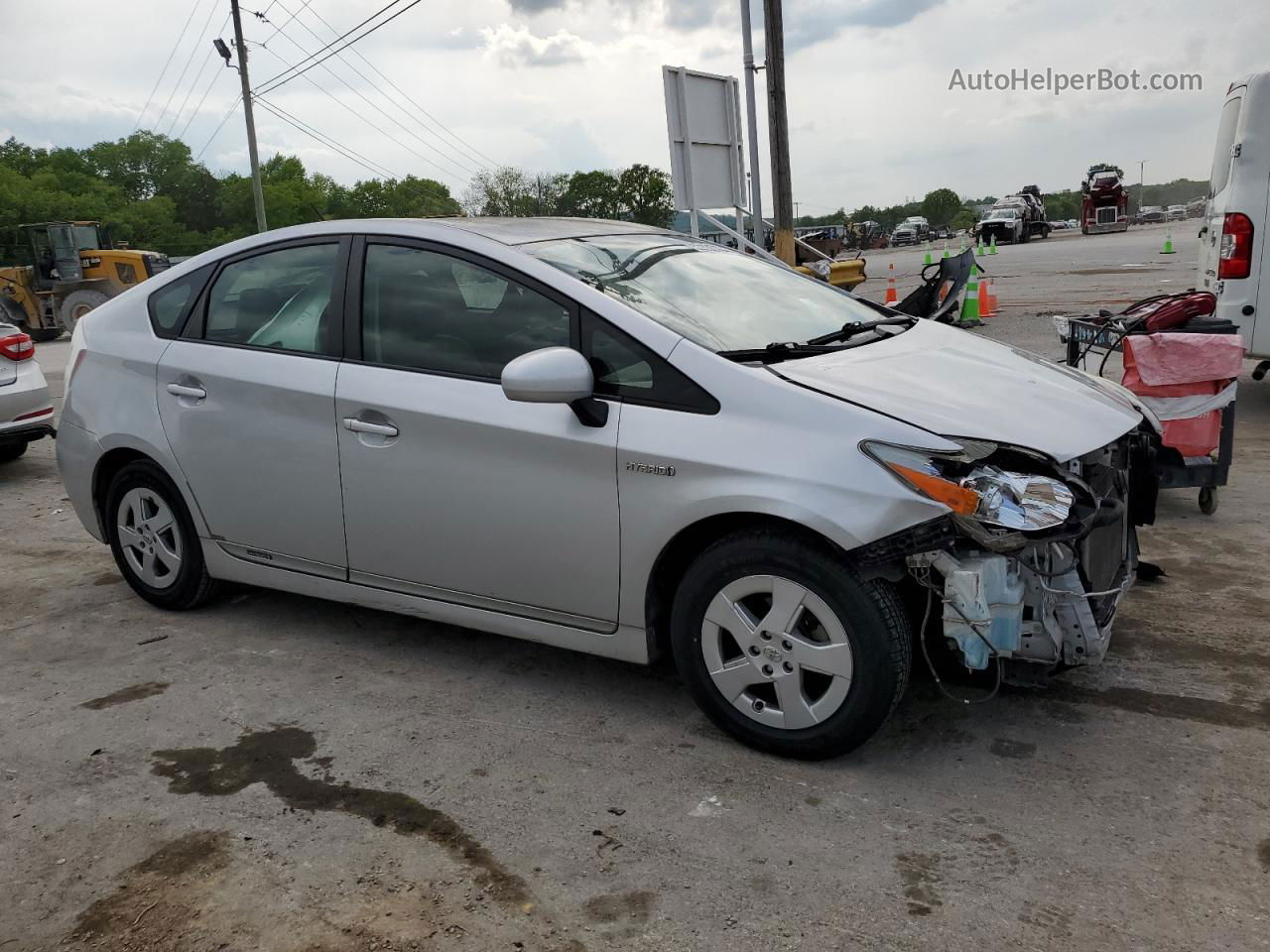 2011 Toyota Prius  Silver vin: JTDKN3DUXB0277427