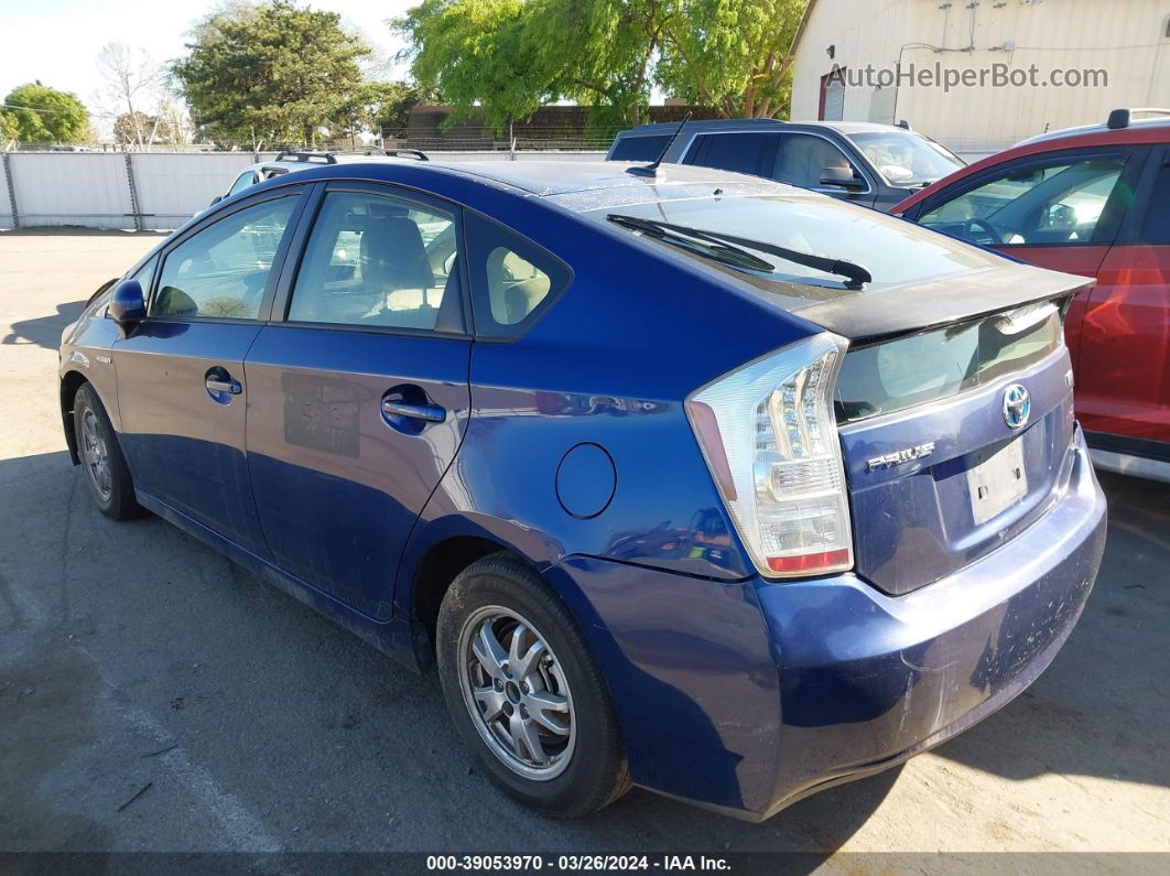 2011 Toyota Prius Three Blue vin: JTDKN3DUXB5366997