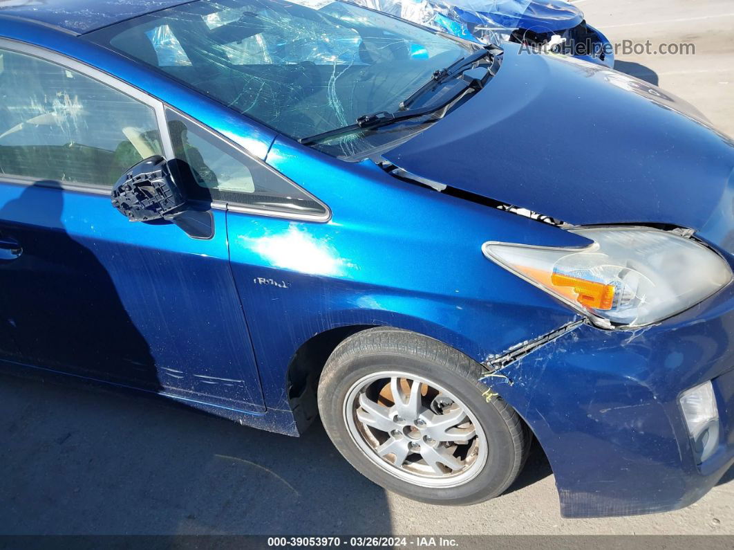 2011 Toyota Prius Three Blue vin: JTDKN3DUXB5366997