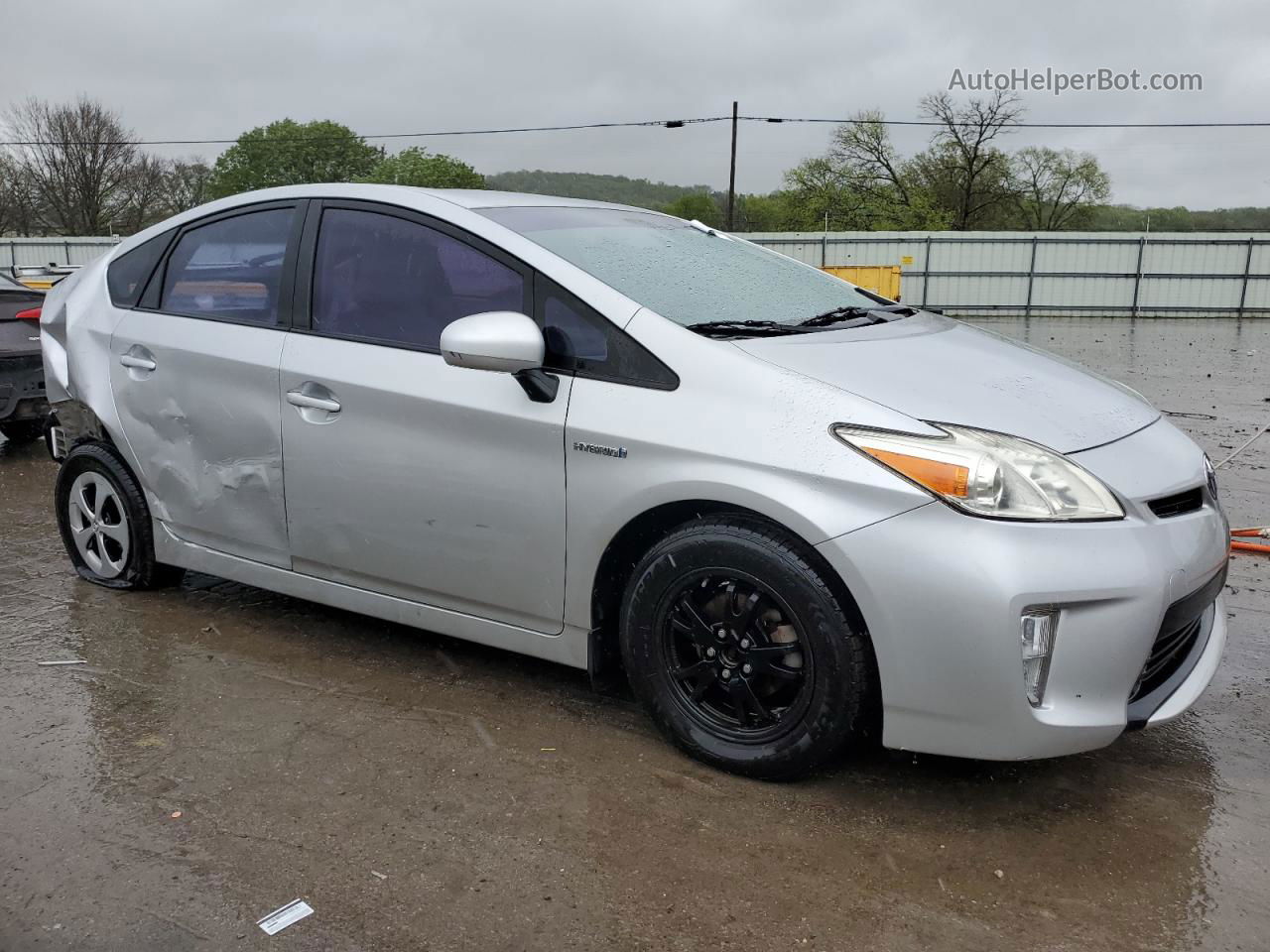 2012 Toyota Prius  Silver vin: JTDKN3DUXC0333478