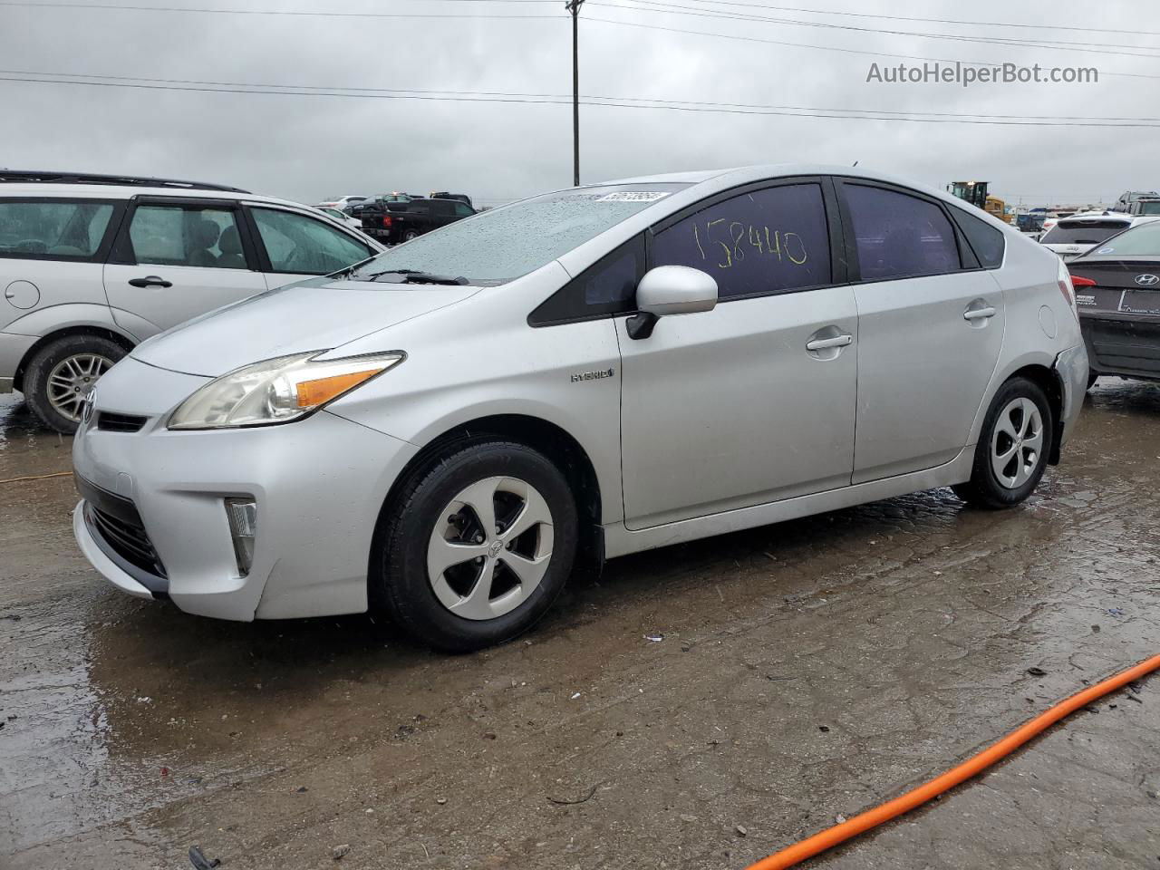 2012 Toyota Prius  Silver vin: JTDKN3DUXC0333478