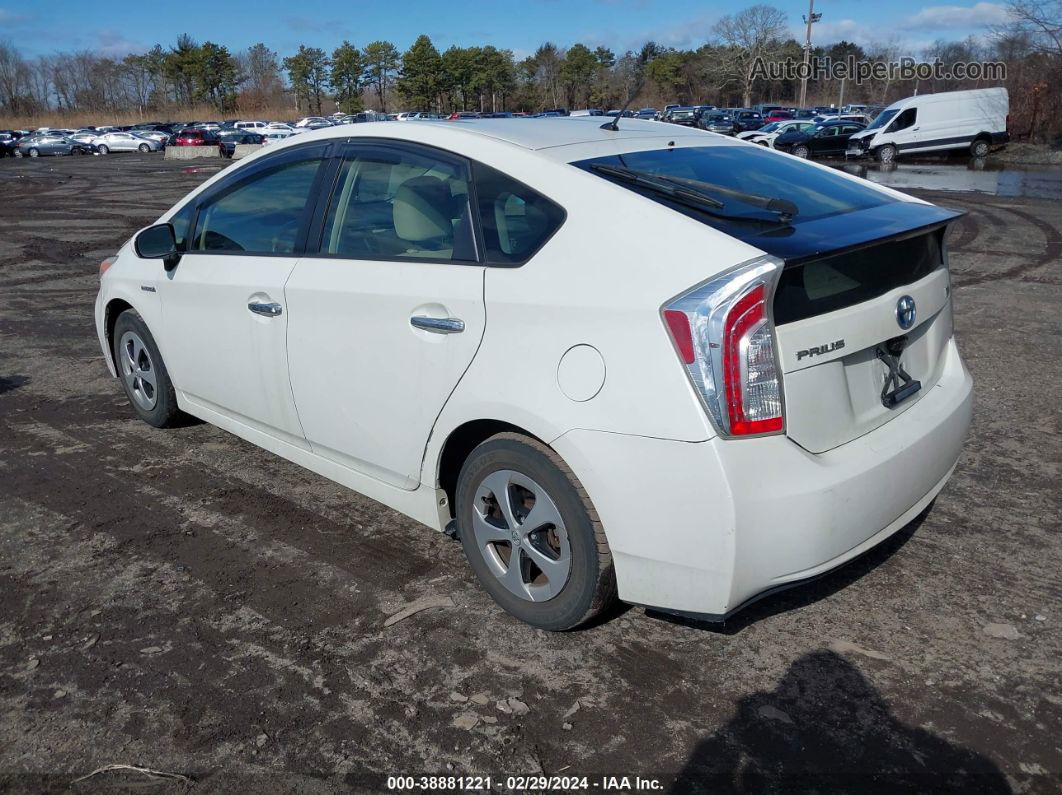 2012 Toyota Prius Two White vin: JTDKN3DUXC1480877