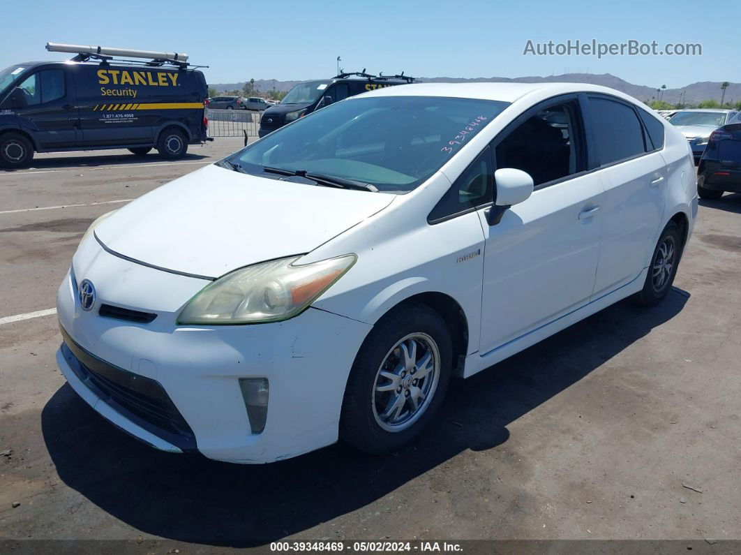 2012 Toyota Prius Two White vin: JTDKN3DUXC1481172