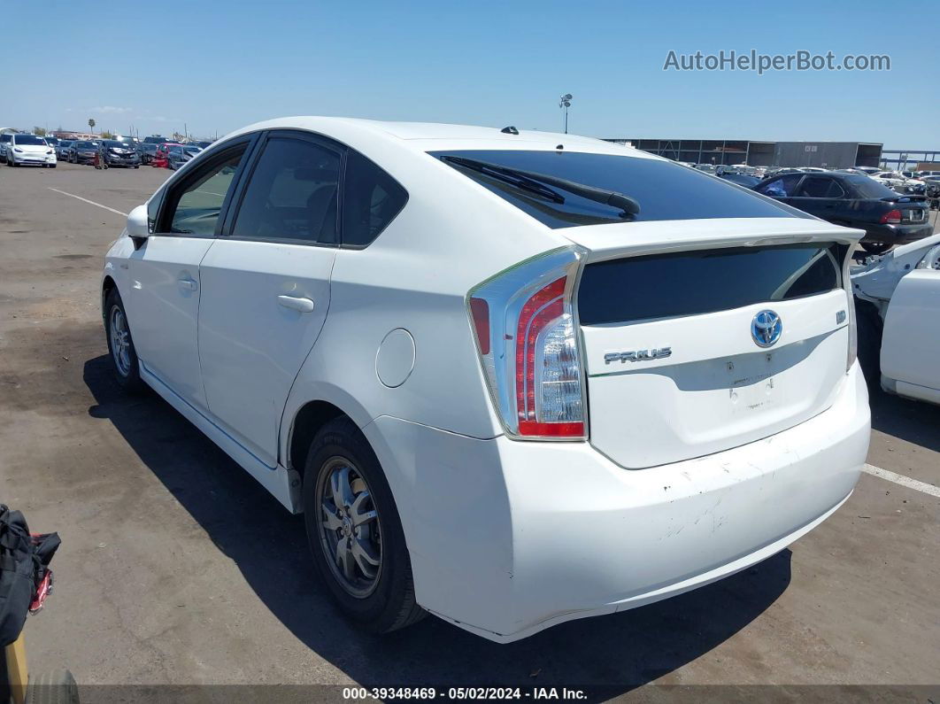 2012 Toyota Prius Two White vin: JTDKN3DUXC1481172