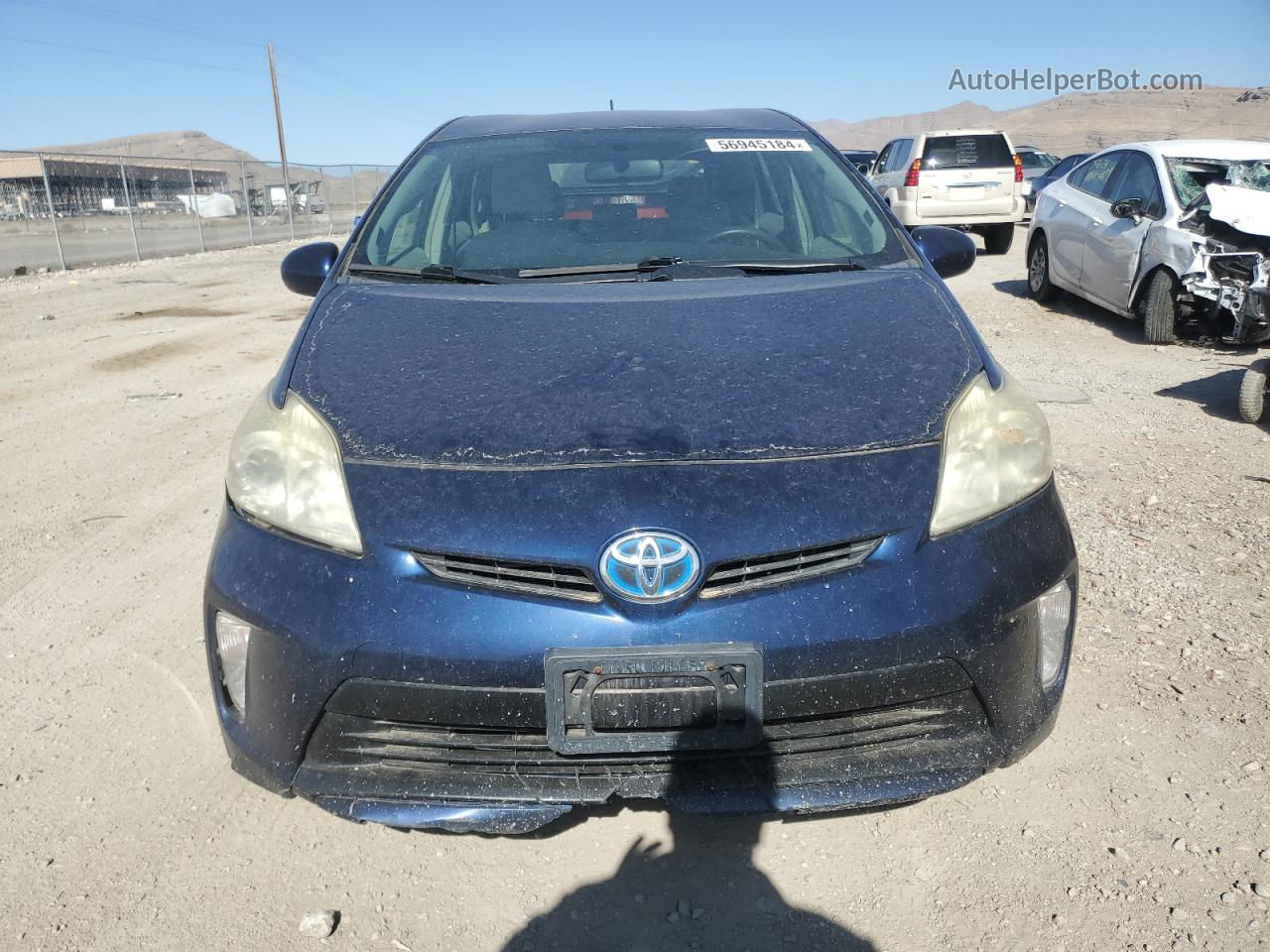 2012 Toyota Prius  Blue vin: JTDKN3DUXC1483634