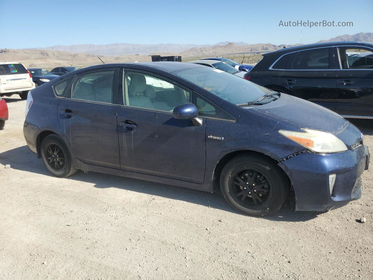 2012 Toyota Prius  Blue vin: JTDKN3DUXC1483634