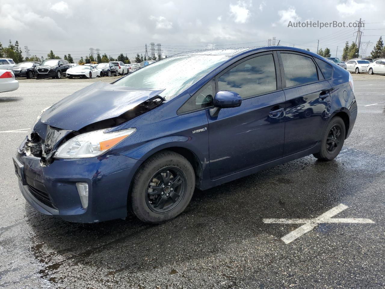 2012 Toyota Prius  Blue vin: JTDKN3DUXC1517507