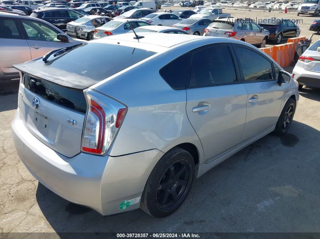 2012 Toyota Prius Four Silver vin: JTDKN3DUXC1540270