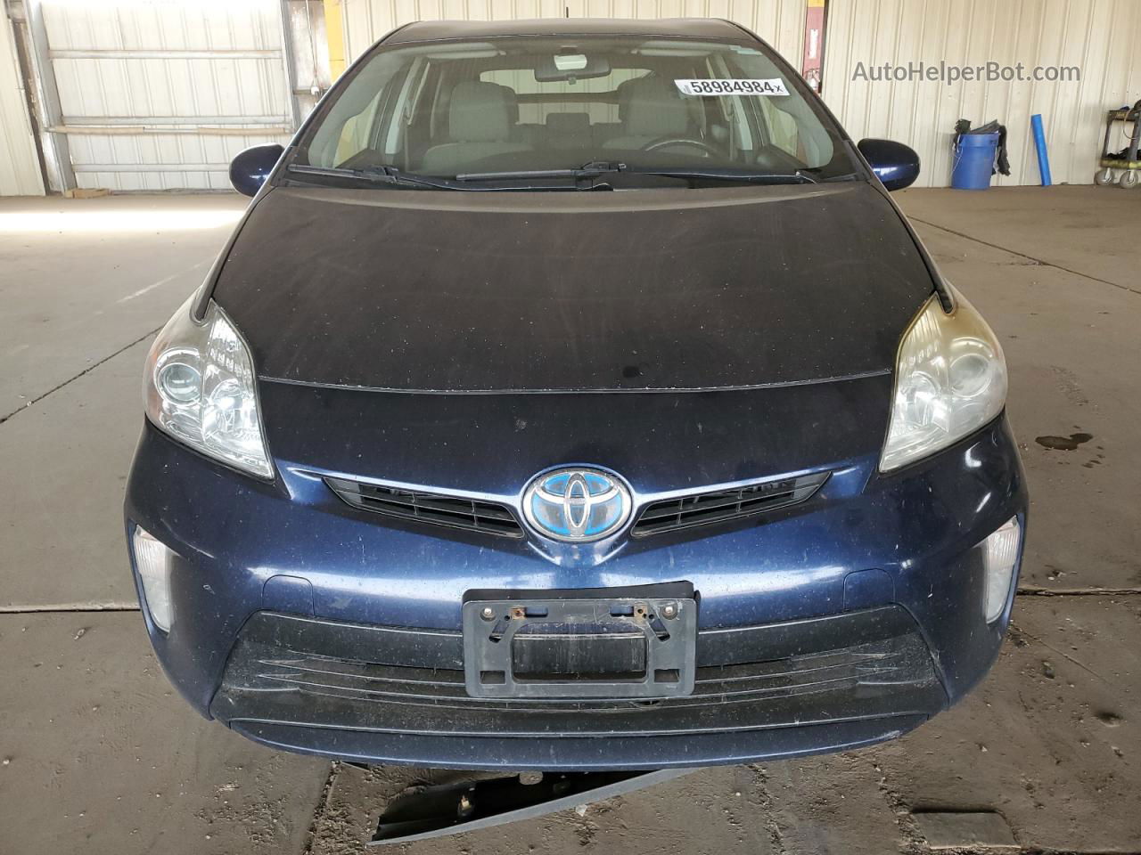 2012 Toyota Prius  Blue vin: JTDKN3DUXC1572071