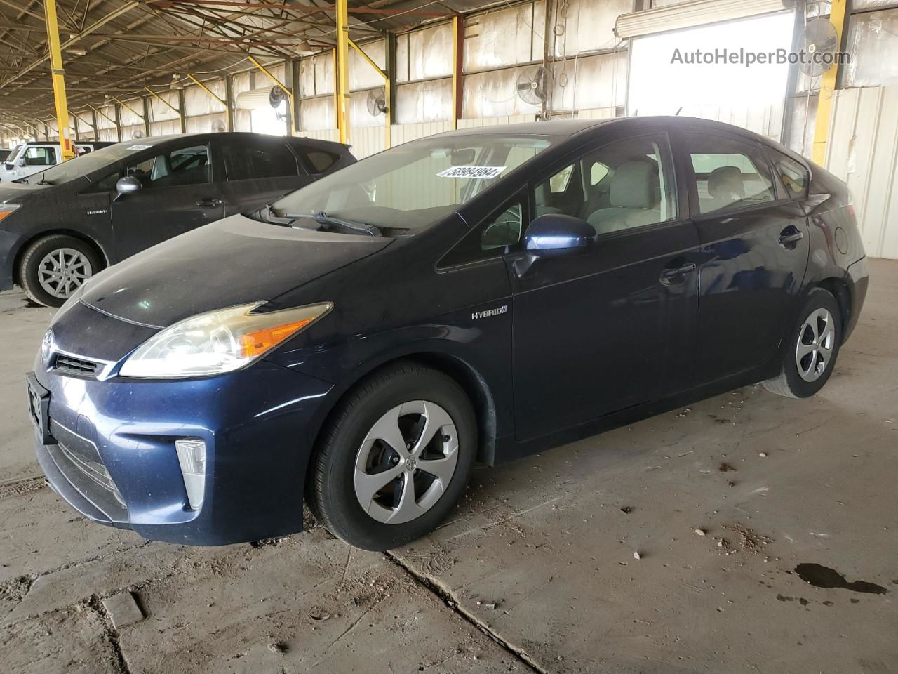 2012 Toyota Prius  Синий vin: JTDKN3DUXC1572071