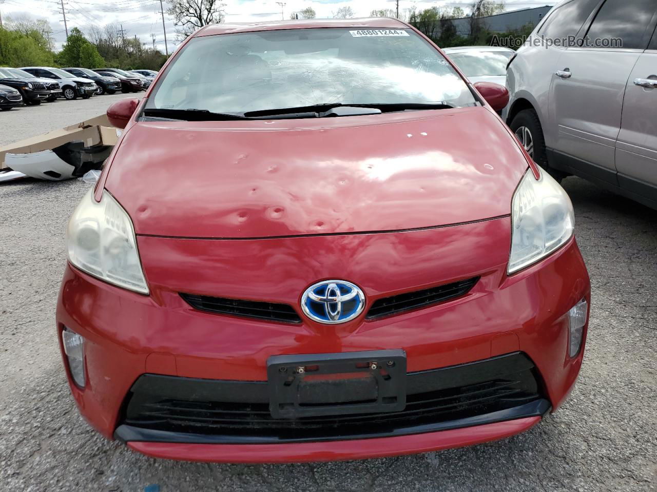 2012 Toyota Prius  Red vin: JTDKN3DUXC1591705