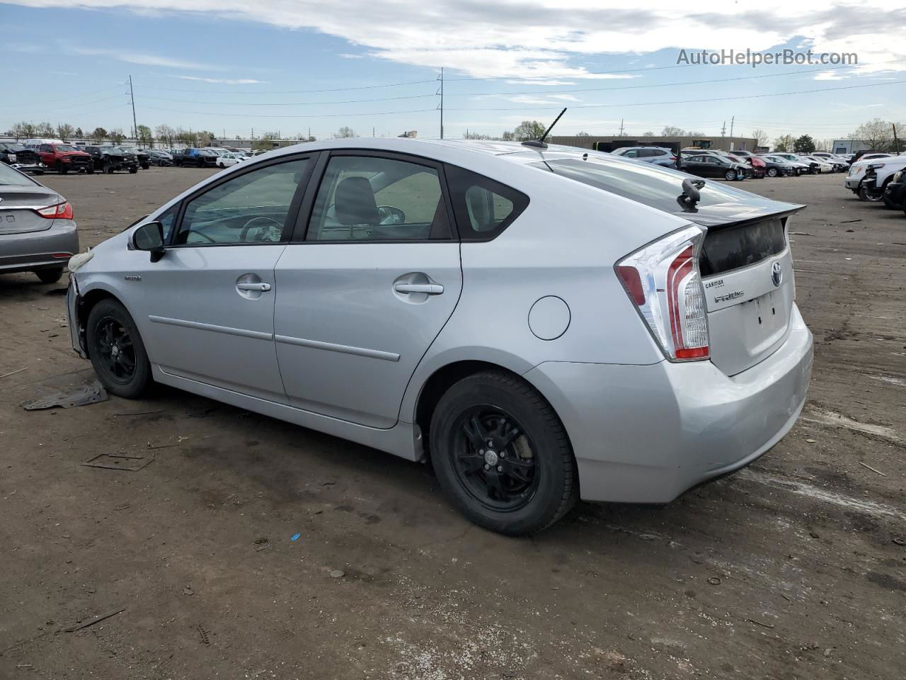 2012 Toyota Prius  Silver vin: JTDKN3DUXC5379914