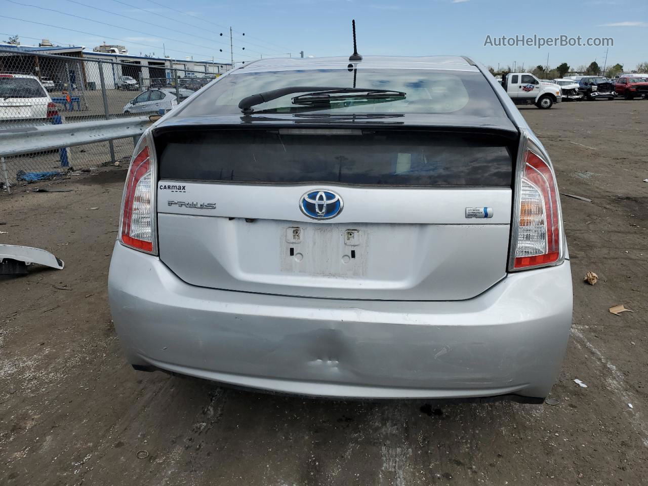 2012 Toyota Prius  Серебряный vin: JTDKN3DUXC5379914