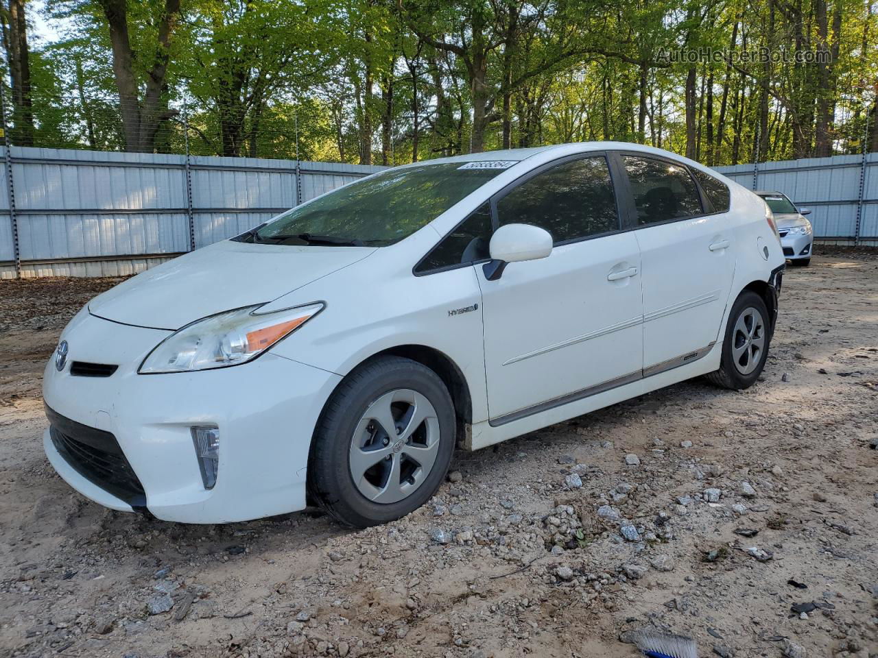 2012 Toyota Prius  Белый vin: JTDKN3DUXC5402883