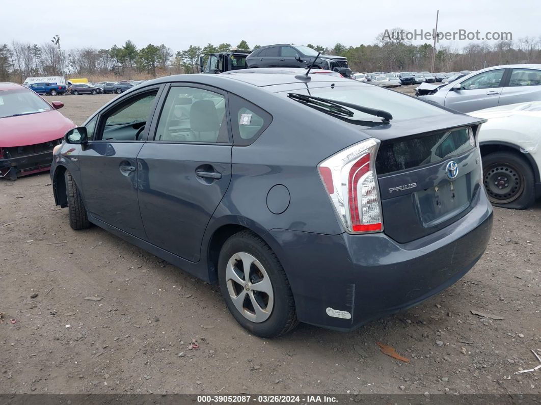 2012 Toyota Prius Three Gray vin: JTDKN3DUXC5445426