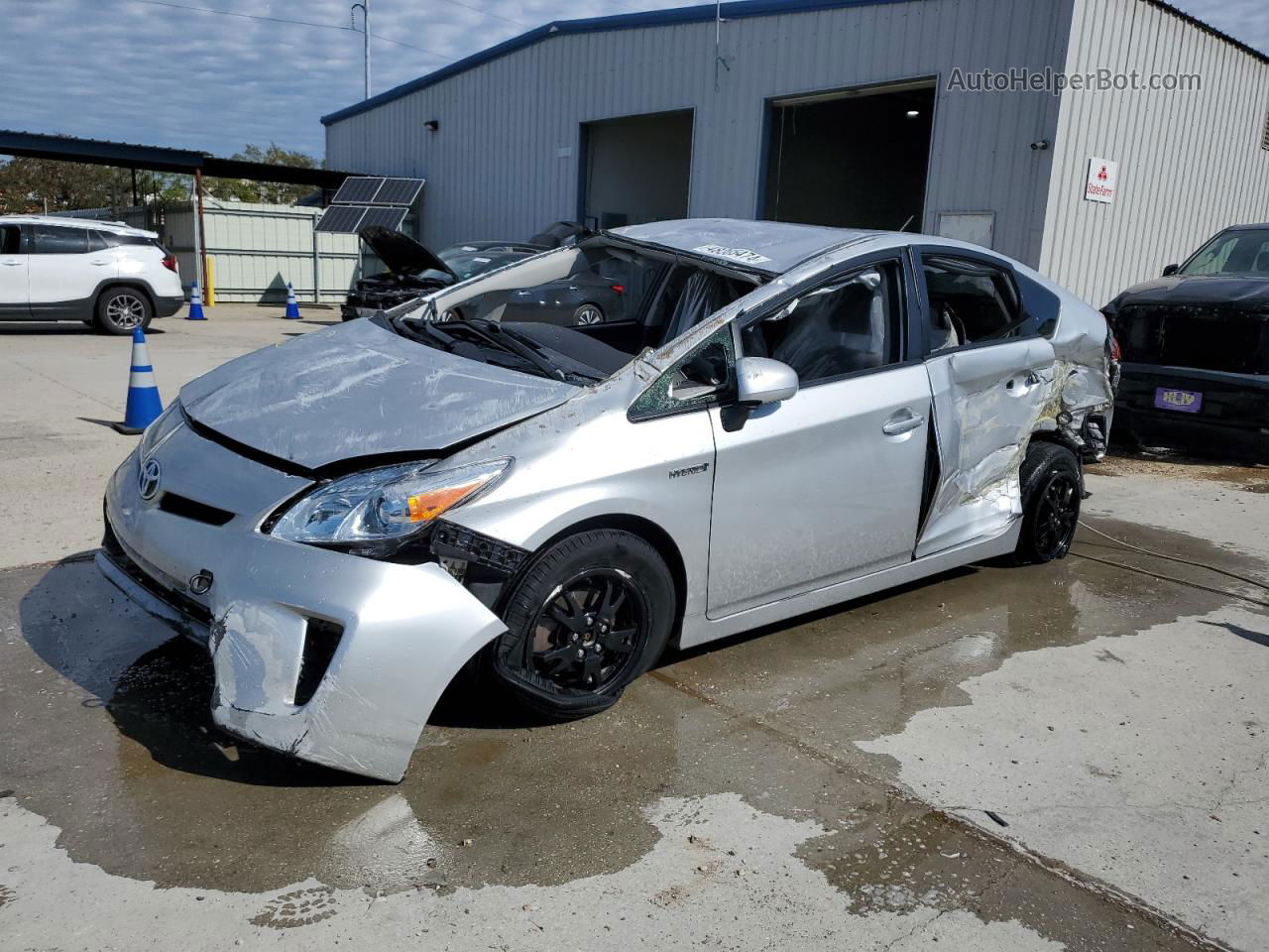 2012 Toyota Prius  Серебряный vin: JTDKN3DUXC5456006