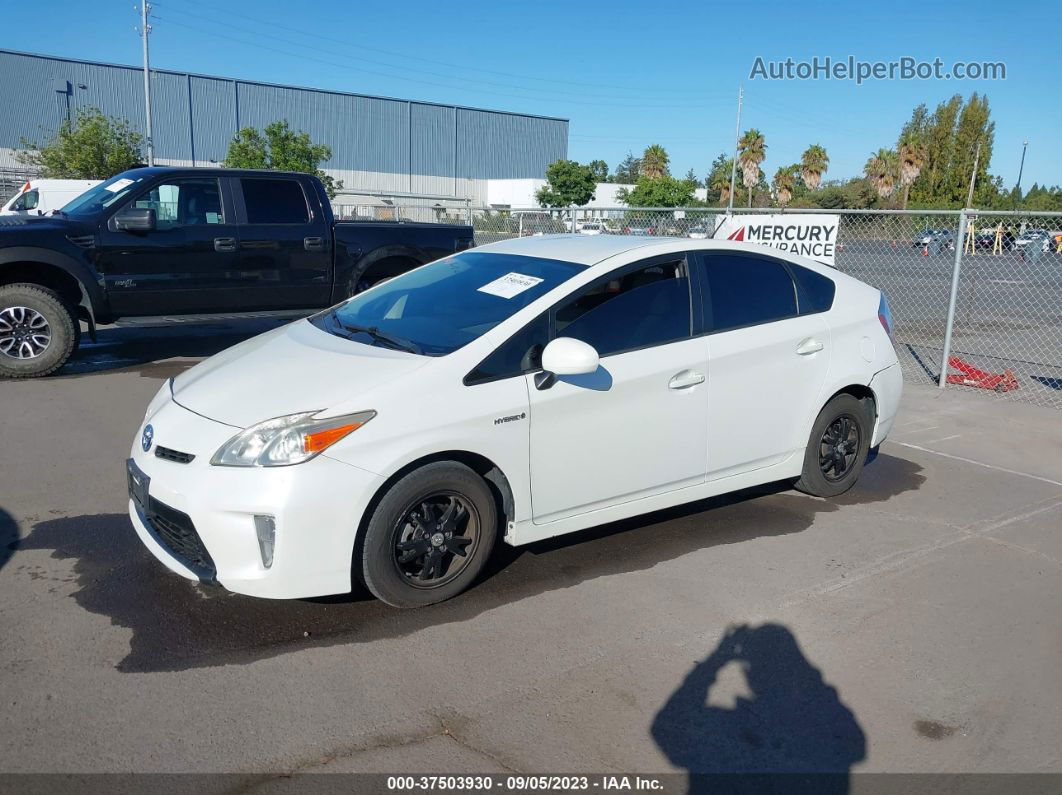 2012 Toyota Prius One/two/three/four/five Белый vin: JTDKN3DUXC5461299