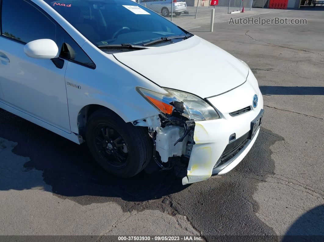 2012 Toyota Prius One/two/three/four/five Белый vin: JTDKN3DUXC5461299