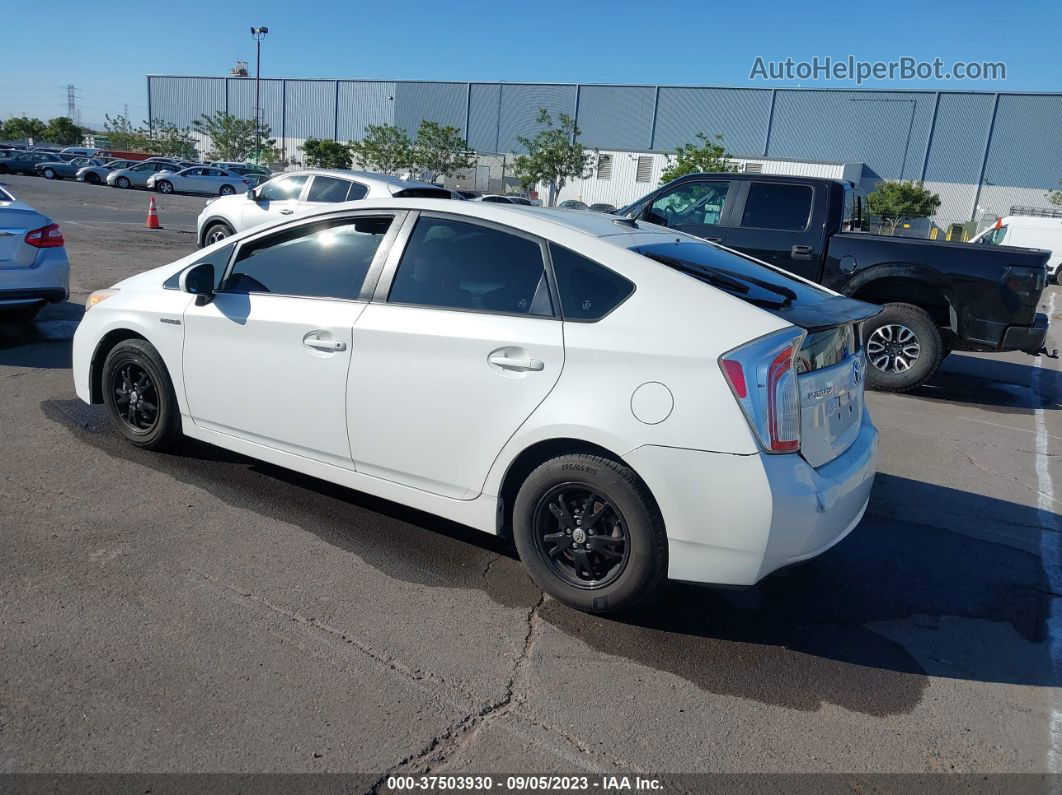 2012 Toyota Prius One/two/three/four/five Белый vin: JTDKN3DUXC5461299