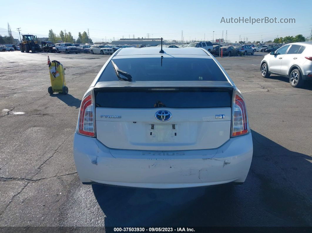 2012 Toyota Prius One/two/three/four/five Белый vin: JTDKN3DUXC5461299