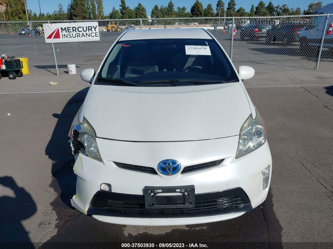 2012 Toyota Prius One/two/three/four/five White vin: JTDKN3DUXC5461299