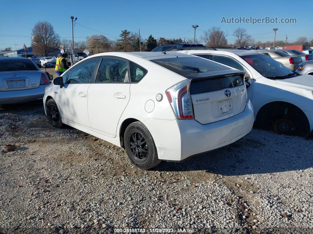 2012 Toyota Prius Two White vin: JTDKN3DUXC5499096