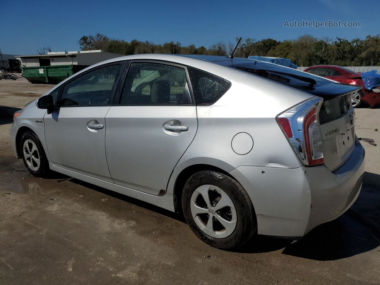 2013 Toyota Prius  Silver vin: JTDKN3DUXD0350122