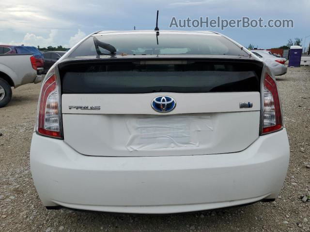 2013 Toyota Prius  White vin: JTDKN3DUXD1628978