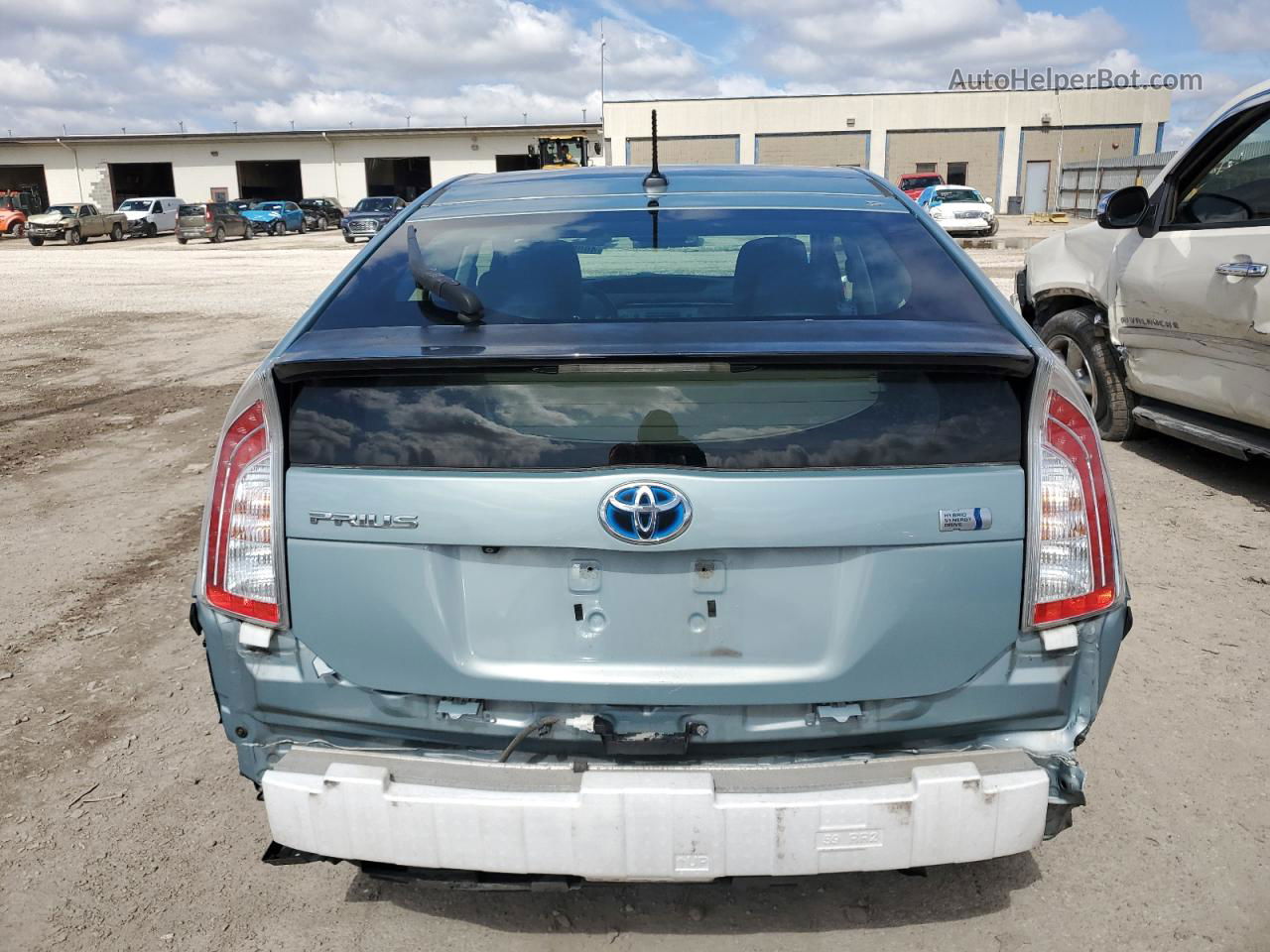 2013 Toyota Prius  Зеленый vin: JTDKN3DUXD1630150