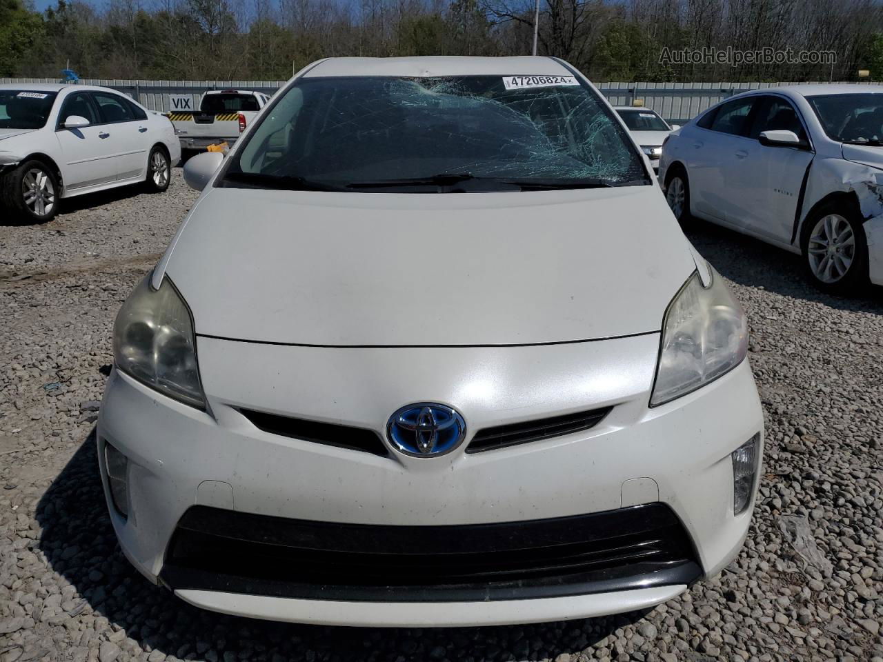 2013 Toyota Prius  White vin: JTDKN3DUXD1635669