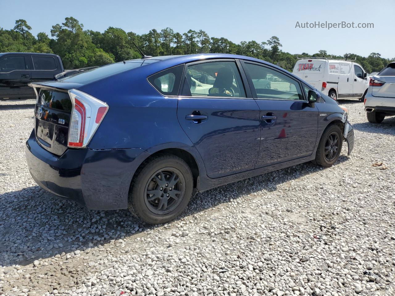 2013 Toyota Prius  Синий vin: JTDKN3DUXD1640046