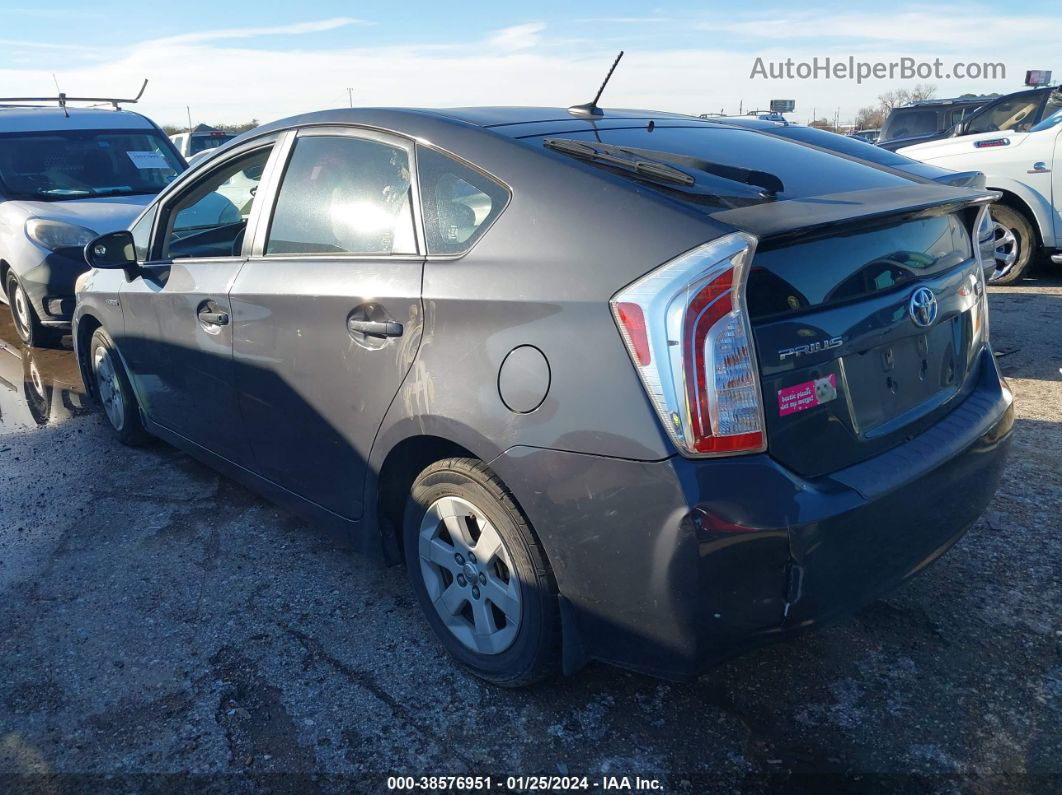 2013 Toyota Prius Three Gray vin: JTDKN3DUXD1682880