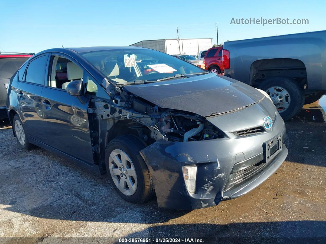 2013 Toyota Prius Three Серый vin: JTDKN3DUXD1682880