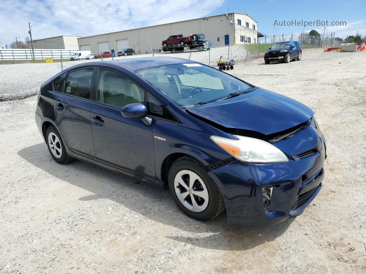 2013 Toyota Prius  Blue vin: JTDKN3DUXD1720673