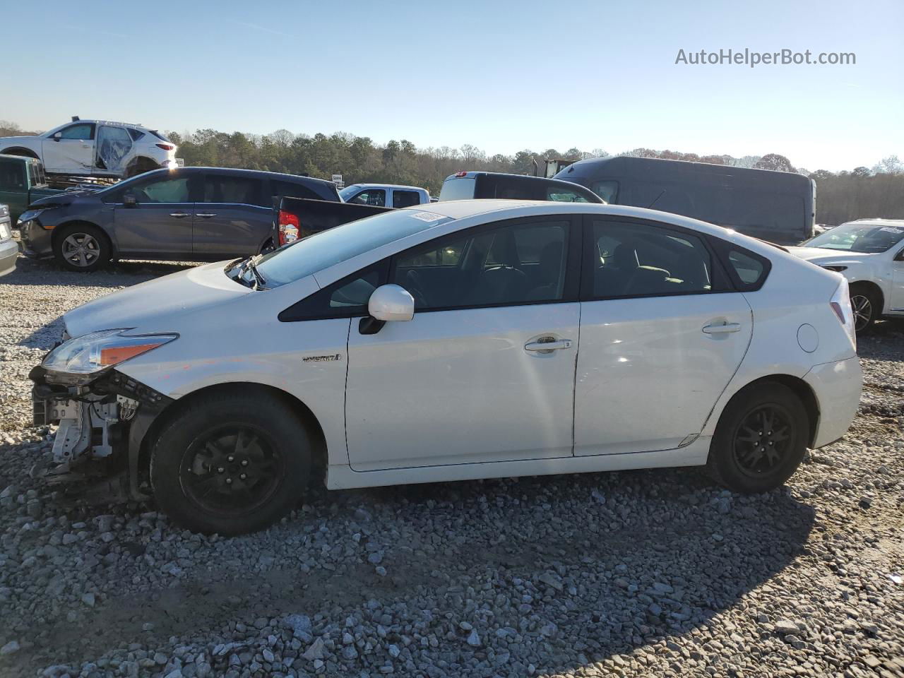 2013 Toyota Prius  Белый vin: JTDKN3DUXD1730006