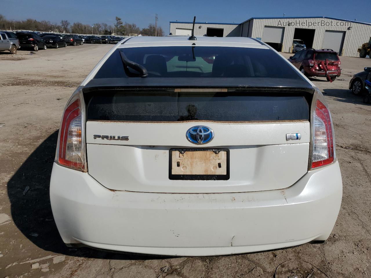 2013 Toyota Prius  White vin: JTDKN3DUXD5582822