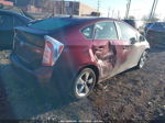 2013 Toyota Prius Three Se Бордовый vin: JTDKN3DUXD5588197