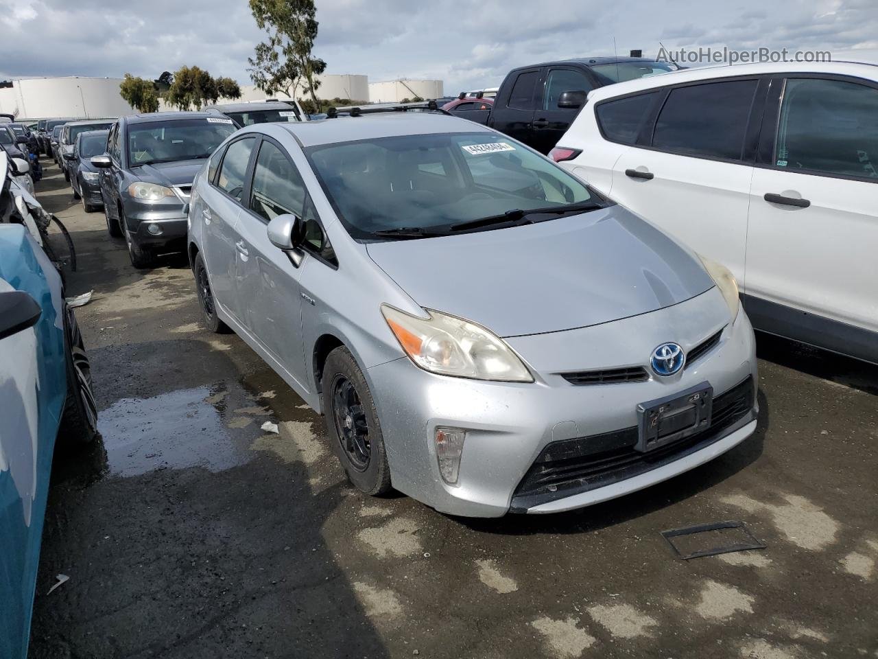 2013 Toyota Prius  Серый vin: JTDKN3DUXD5604494