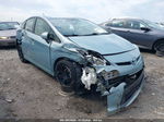 2013 Toyota Prius Five/four/three/three Se/two Turquoise vin: JTDKN3DUXD5620789