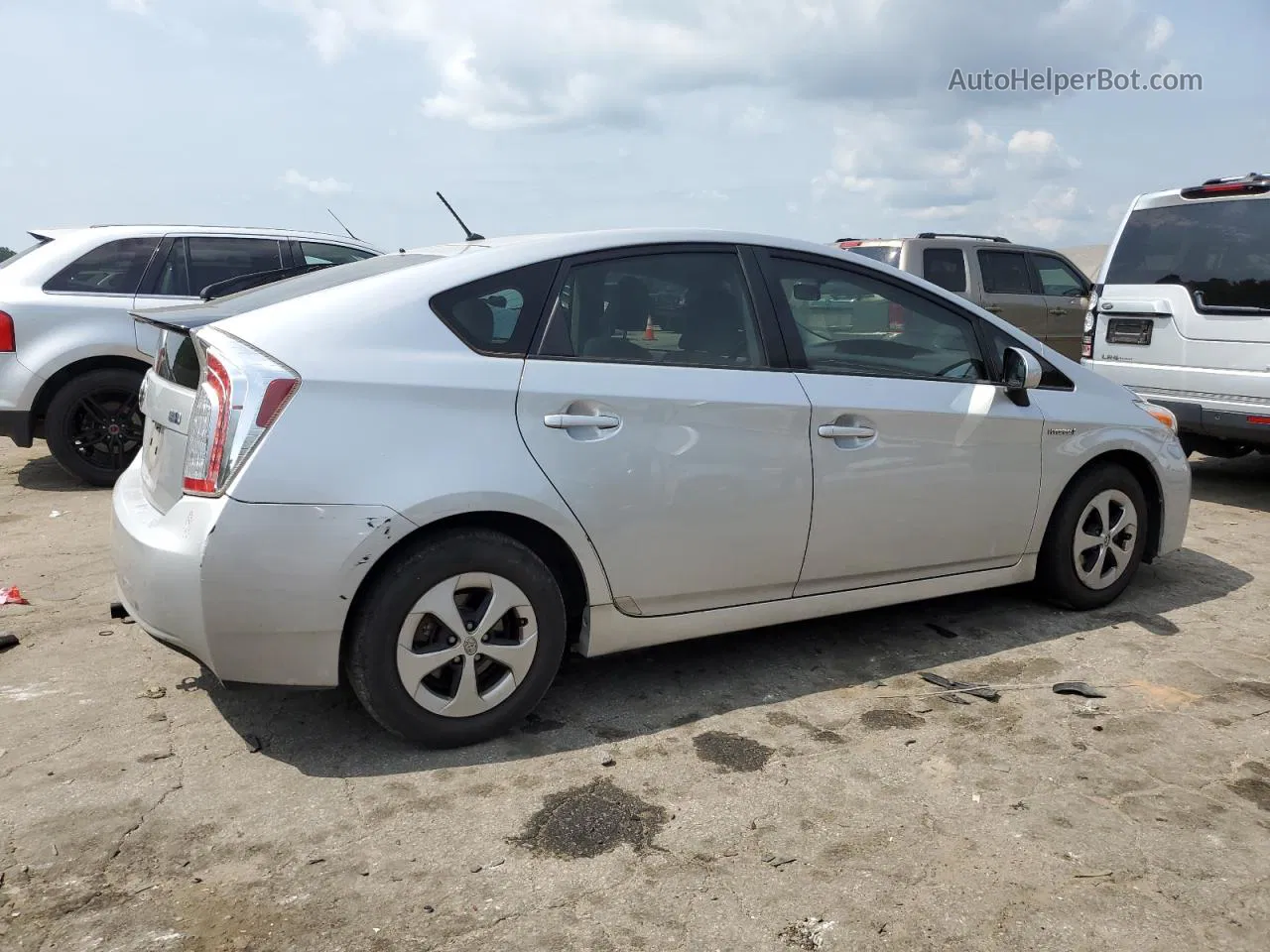 2014 Toyota Prius  Silver vin: JTDKN3DUXE0360909