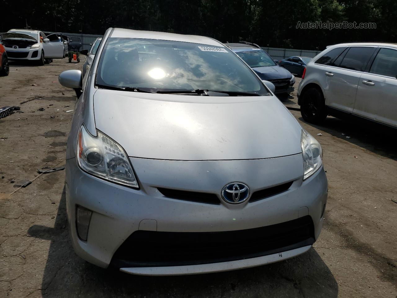 2014 Toyota Prius  Серебряный vin: JTDKN3DUXE0360909