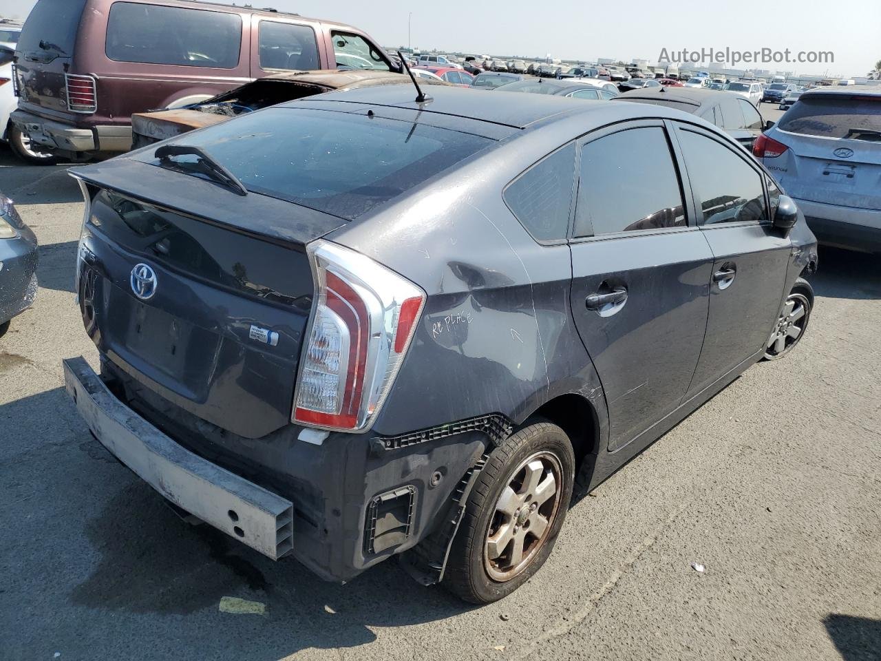 2014 Toyota Prius  Gray vin: JTDKN3DUXE0376379