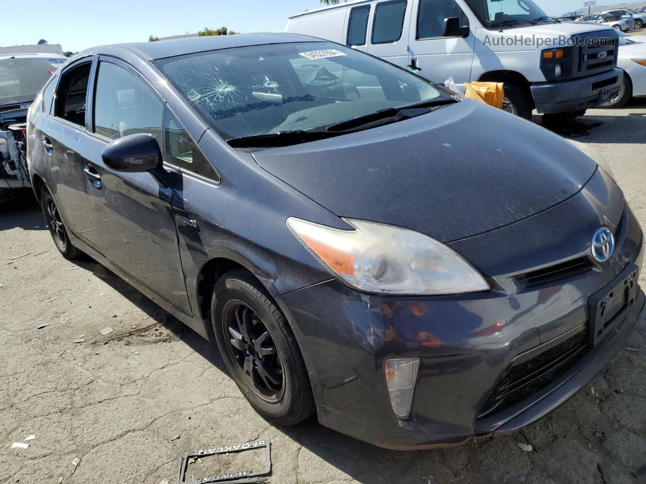 2014 Toyota Prius  Black vin: JTDKN3DUXE1742562